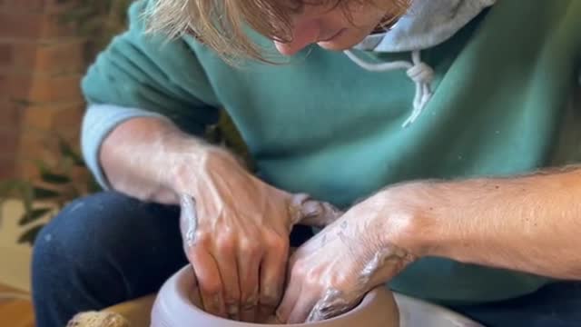 I think ill keep this one #pottery #asmr #satisfying
