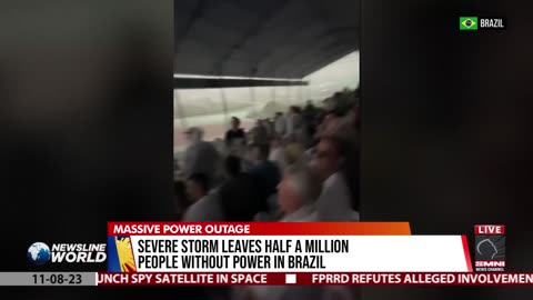 Severe storm leaves half a million people without power in Brazil