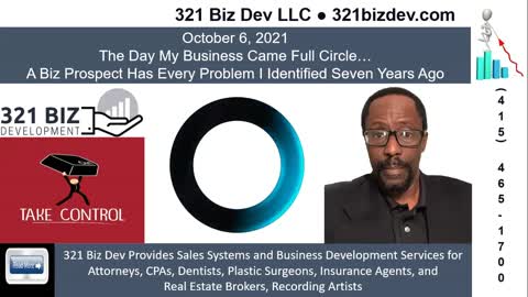 October 6, 2021: The Day My Business Came Full Circle