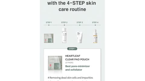 ANUA heartleaf smoothing trial Korean kit | travel size