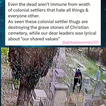 Kabbalist Talmudic Jewish settlers vandalized Christian graveyard in Israel