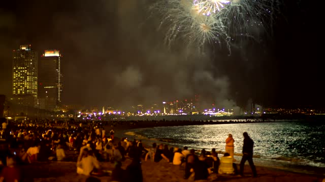 #The atmosphere of the fireworks