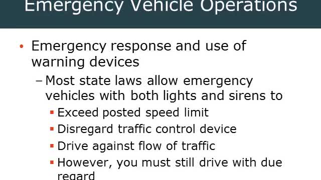 AEMT Ch 05 Ambulance Operations and Responding to EMS Calls