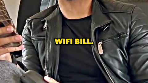 Tate spends 100k on wifi on a private jet
