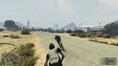 Segundo Triatlon con Franklin en GTA V