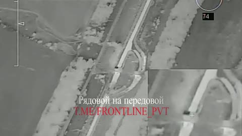 🇷🇺🇺🇦Destruction of a bridge near the village of Malinovka