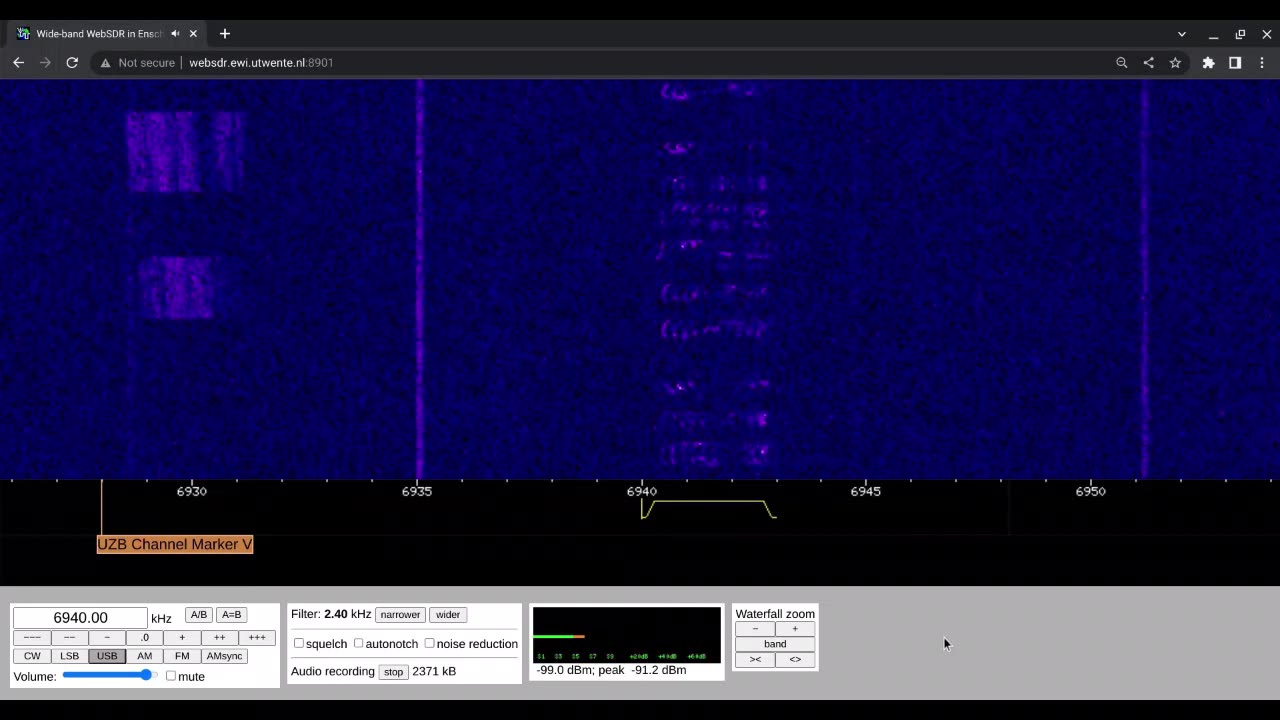 E11 Oblique 08/03/2023 0930 UTC 6940kHz
