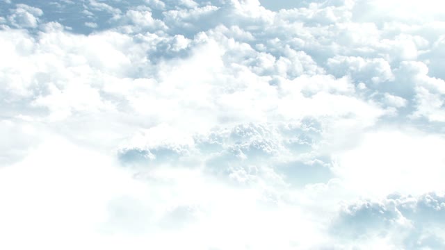 Time delay photography system passes through white clouds 2