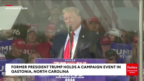 'We're All Garbage, Remember?' Trump Points Finger At Biden, Kamala Harris At North Carolina Rally