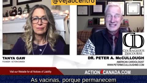 Dr. Peter McCullough: mRNA sendo transferido dos vacinados para os não vacinados