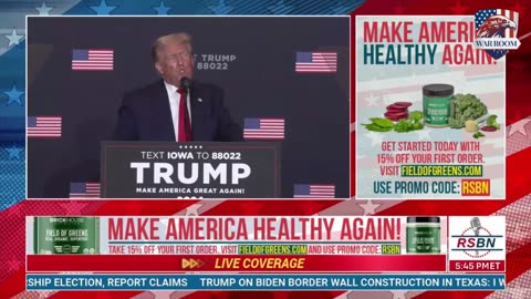 Live Trump in Cedar Rapids, Iowa