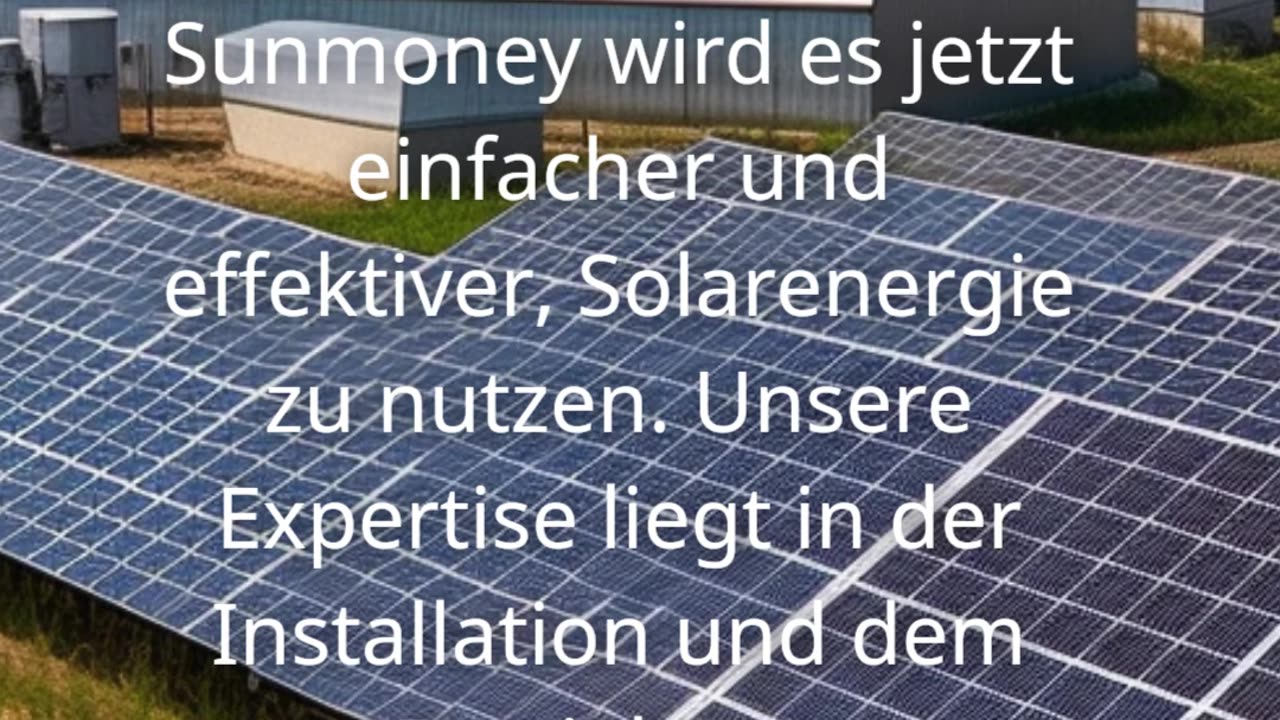 "Sunmoney: Gemeinsam die Welt mit passivem Einkommen durch saubere Energie verändern!"