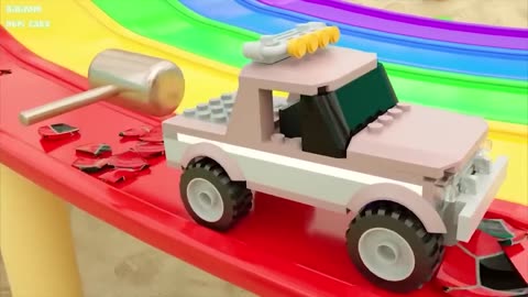 CARS and MOTORCYCLES with SPIDER MAN and SUPER HEROES! Super Cars