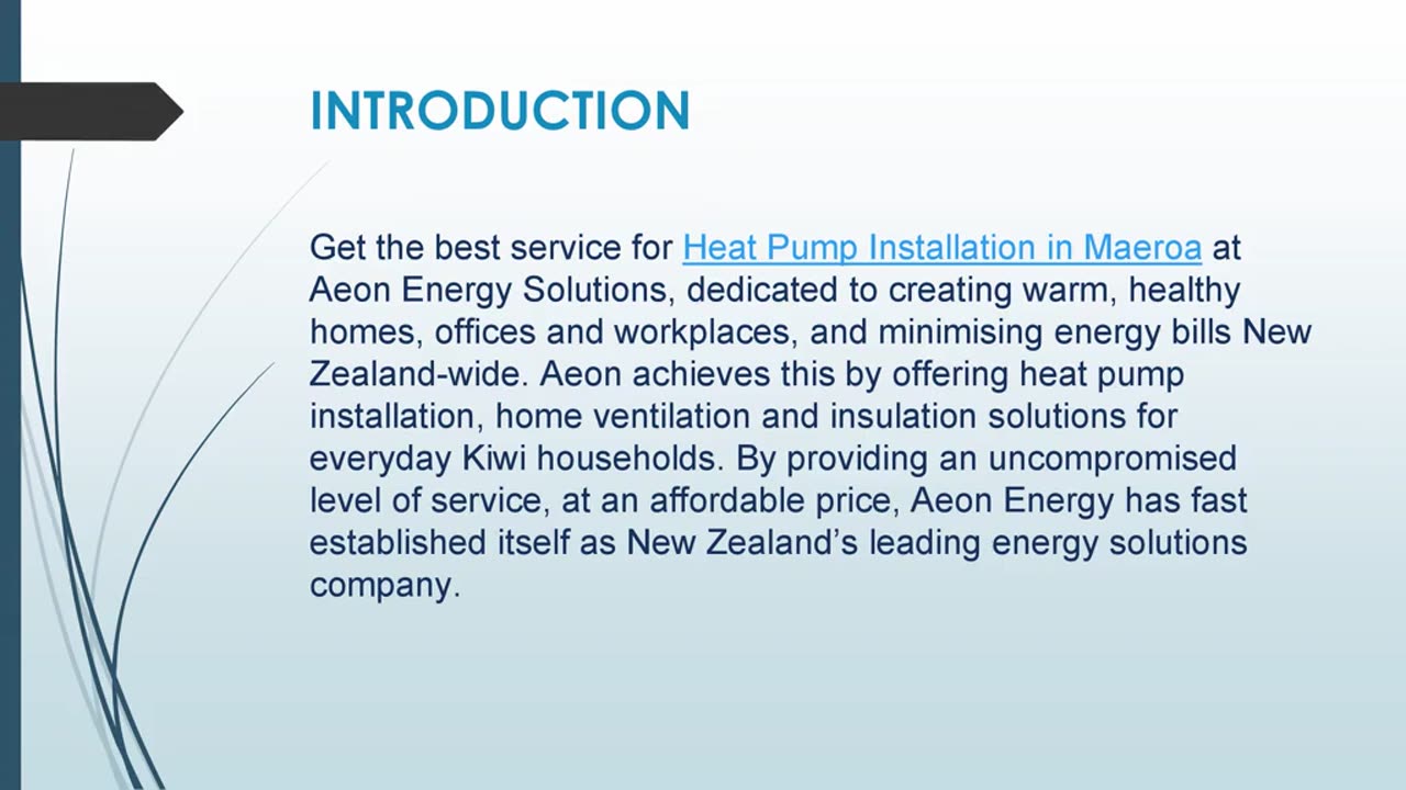 Get the best service for Heat Pump Installation in Maeroa