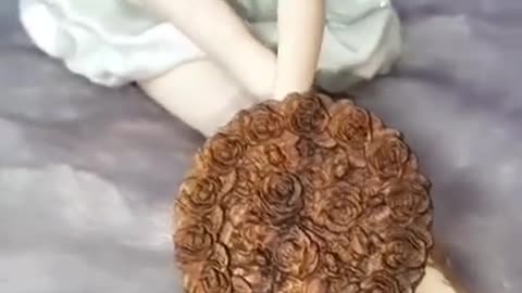 ROSES IN MAHOGANY