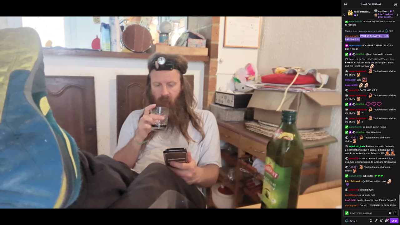 2023-04-28 (2bis.3) - Live débarrassage en chanson - Twitch Triskelina (version avec chat)