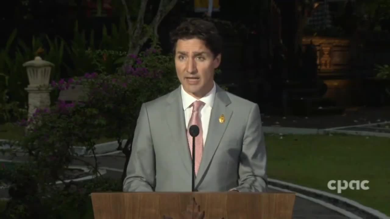 Trudeau still blaming Russia today for the Ukrainian missiles killing Polish farmers.