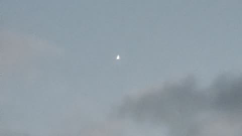 What's this light in the late afternoon sky?