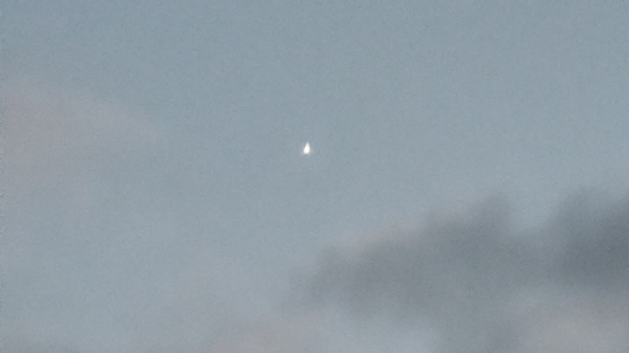 What's this light in the late afternoon sky?