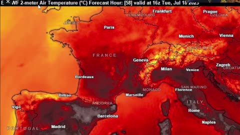 60 degrees of death Heatwave in Spain!! Runaway Climate is coming!!