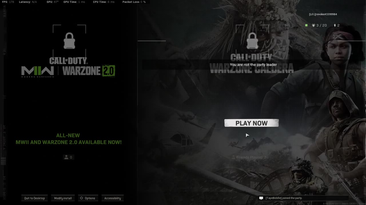 LIVE COD Warzone