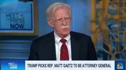 John Bolton Flips Out Over Trump Nominating Matt Gaetz: "worst cabinet pick in history"