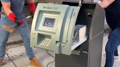 How much money is in this ATM we bought?!