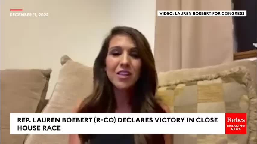 JUST IN: Lauren Boebert Declares Victory After Recount, Pledges To 'Help Take The Temperature Down'