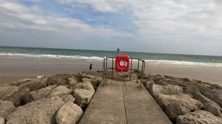 Going towards the sea.