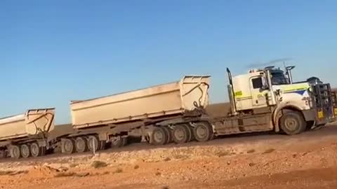 Although she drives a big truck, she still insists on exercising every day.