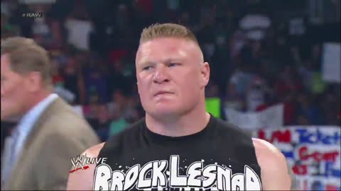 John Cena and Brock Lesnar get into a brawl that clears the entire locker room: Raw, April 9, 2012