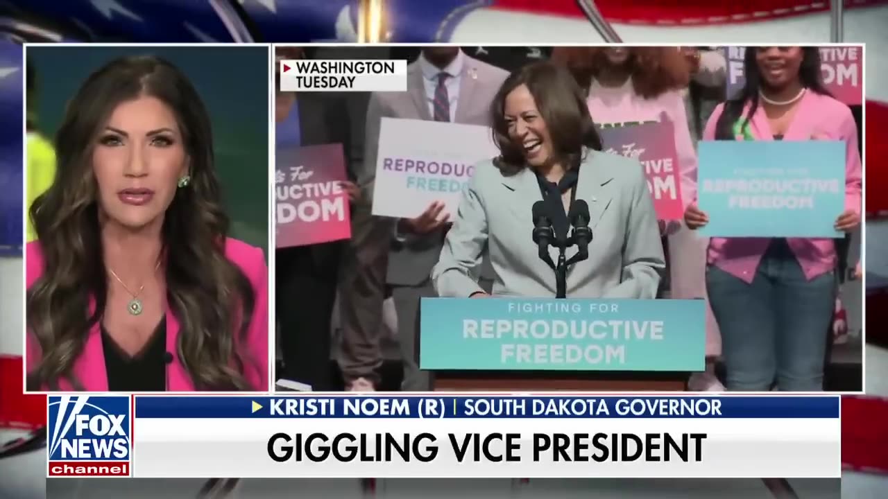 Kristi Noem Kamala Harris has gotten worse