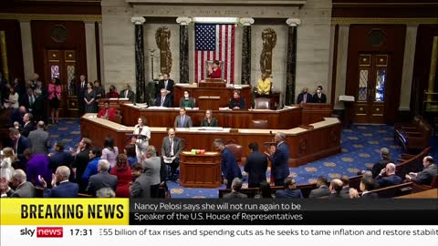 US House Speaker Nancy Pelosi will not seek re-election