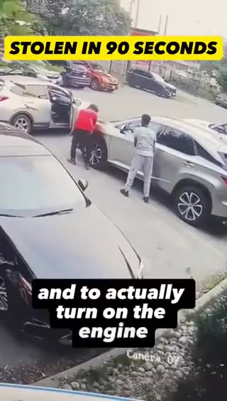 MyLordBebo WOW, new cars are stolen quickly. -> The security is incredibly bad tbh