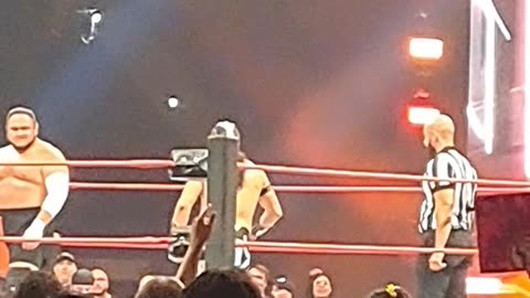 Samoa Joe entrance at AEW Collision