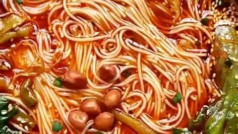 [Chinese dishes] Enjoy the hot and sour noodles!
