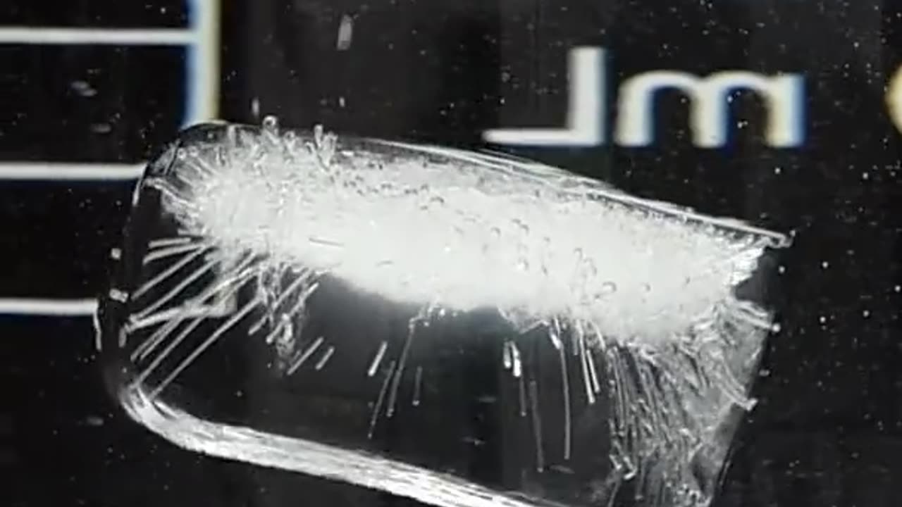 This ice cube is too heavy