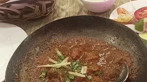 Mutton karhai with friends