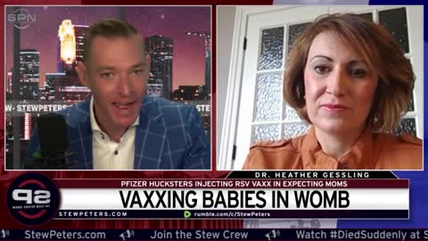 Shocking: NEW Vax For BABIES In The Womb; Pfizer Hucksters Injecting RSV Vaxx In Expecting Moms
