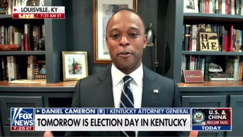Tonight at 9pm President Trump will be on the phone with candidate Daniel Cameron