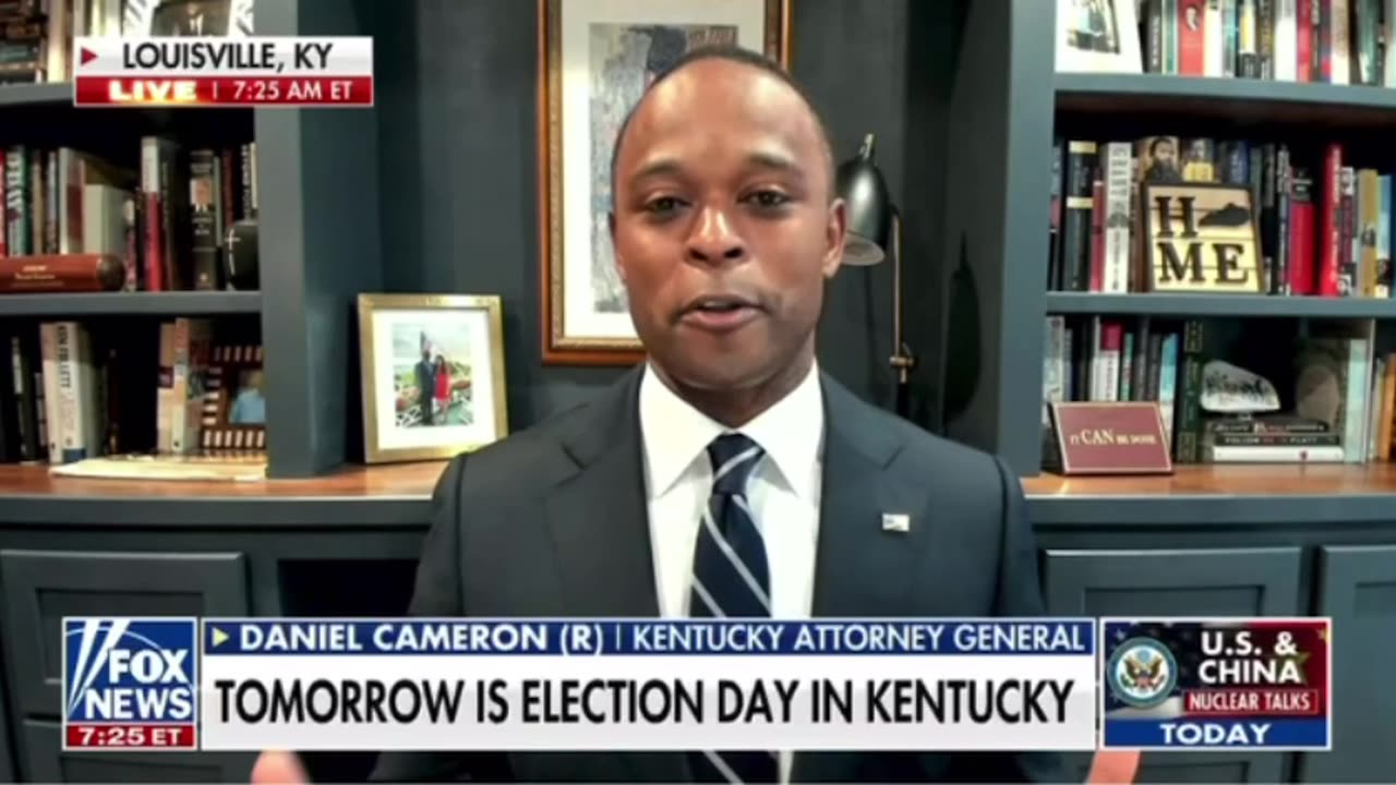 Tonight at 9pm President Trump will be on the phone with candidate Daniel Cameron