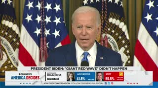 Biden praises Democrats for strong midterm performance