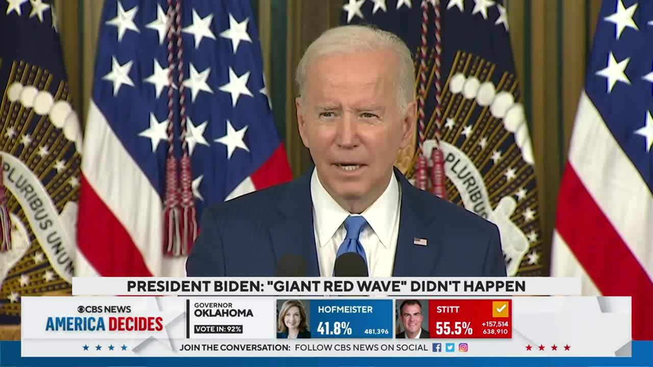 Biden praises Democrats for strong midterm performance