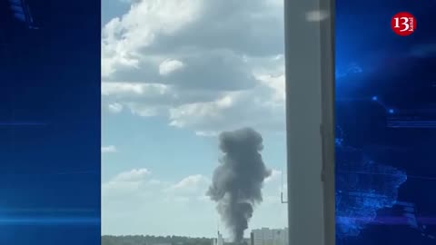 Mi-8 helicopter was downed on Russian territory, burning fell on a city