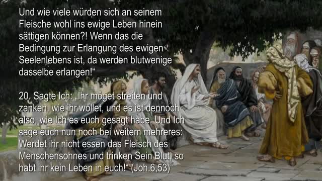 Mein Fleisch & Blut, Ich bin das Brot des Lebens... Jesus erklärt ❤️ Grosses Johannes Evangelium