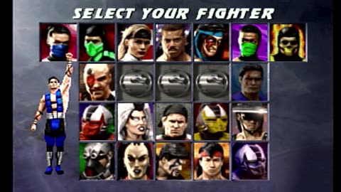 Joe vs UMK3 Arcade Ladder Sub Zero with commentary - Sega Saturn