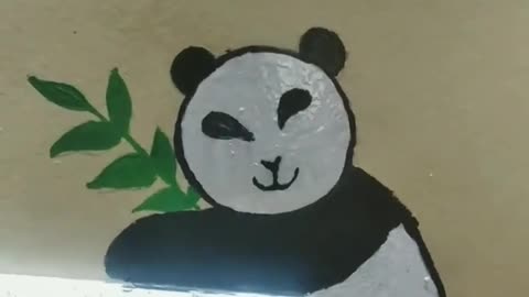 Simple wall painting for your living room