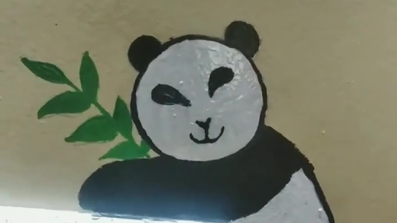 Simple wall painting for your living room