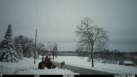 Snow plowing March