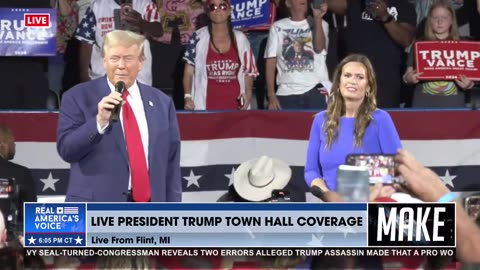 TRUMP TAKES THE STAGE